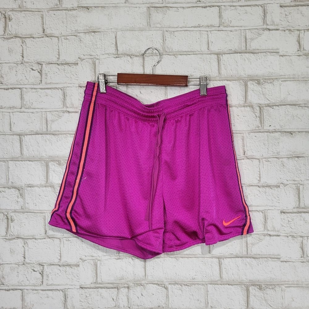 NIKE purple athletic shorts